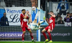 Le retourné acrobatique victorieux d'Amine Gouiri pour l'OM face à Brest, le 27 avril 2025 au Vélodrome