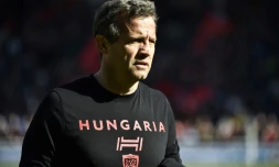 L'entraßneur de Toulon Fabien Galthié lors du déplacement à Lyon le 3 mars 2018