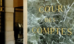 L'entrée de la Cour des comptes à Paris le 20 septembre 2016