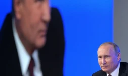 Le président russe Vladimir Poutine, le 23 décembre 2016 à Moscou