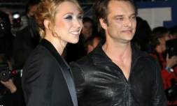 David Hallyday et sa soeur Laura Smet, les enfants de Johnny Hallyday, à Cannes le 23 janvier 2010