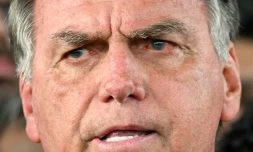 L'ex-président brésilien Jair Bolsonaro, le 26 mars 2025 à Brasilia
