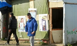 Un migrant de la "Jungle" de Calais, le 22 octobre 2016