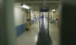 Dans l'unité pour détenus violents de la prison de Fleury-Mérogis (Essonne), le 21 juin 2023