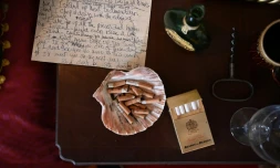 Mise en scĂšne dans un appartement oĂč a vĂ©cu Jimi Hendrix, Ă Londres, le 16 septembre 2020