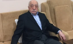 Le prĂ©dicateur turc Fethullah GĂŒlen, chez lui Ă Saylorsburg, en Pennsylvanie, le 18 juillet 2016