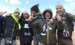Des supporters de la Juventus dans les rues de Lyon avant le match de Ligue des champions, le 26 février 2020