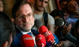 Patrice Spinosi, alors avocat de Rachel Lambert dans l'affaire Vincent Lambert, devant la cour de cassassion Ă Paris le 28 juin 2019