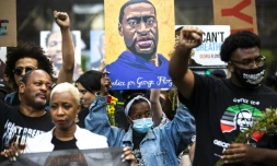 Marche en mémoire de George Floyd à Minneapolis, dans le Minnesota, le 23 mai 2021