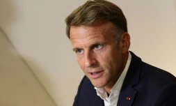 Le président français Emmanuel Macron à Paris, le 23 août 2026