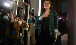 Jeanne Barseghian, nouvelle maire de Strasbourg, Ă l'annonce de sa victoire le 28 juin 2020