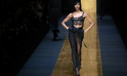 Designers at Milan Fashion Week, including Dolce & Gabanna, went all out for the see-through trend.