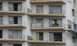 Des ouvriers sur un chantier de construction, le 5 septembre 2017 à Paris