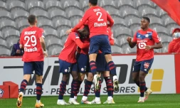 Les Lillois se sont montrés impitoyables face à leurs voisins du RC Lens, écrasés 4-0 à Villeneuve-d'Ascq, le 18 octobre 2020 
