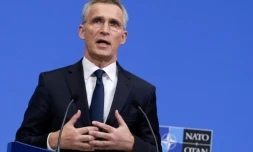 Le secrétaire général de l'OTAN Jens Stoltenberg, le 27 juin 2019 à Bruxelles