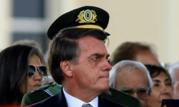 Le président brésilien Jair Bolsonaro à Brasilia le 23 août 2019