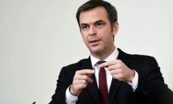 Olivier Veran, lors d'une conférence de presse le 19 novembre 2020 à Paris