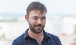 Hubert Charuel réalisateur de "Petit paysan", le 25 août 2017 lors du 10e Festival d'Angoulême