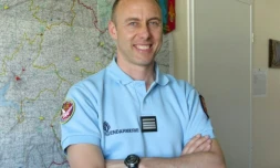 Le lieutenant-colonel Arnaud Beltrame, en 2013 à Avranches où il était stationné auparavant