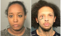 Ina Rogers (G) et Jonathan Allen (D), dont les dix enfants étaient soumis à la torture, étaient toujours en garde à vue le 16 mai 2018, photos obtenues auprès du bureau du procureur de Solano Californie