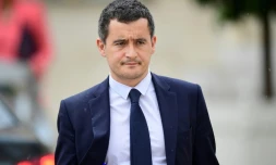 Le ministre des Comptes publics Gérald Darmanin quitte l'Elysée, le 19 juillet 2017 à Paris