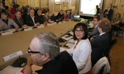 La ministre de la Fonction publique, Annick Girardin à Paris, le 17 mars 2016
