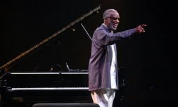 Le pianiste de jazz Ahmad Jamal à Marciac, le 3 août 2016