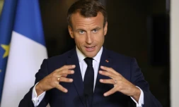 Le président français Emmanuel Macron à New York le 24 septembre 2019