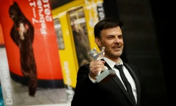 Le réalisateur français François Ozon a reçu le Prix du jury du festival de Berlin pour son film "Grâce de Dieu", le 16 février 2019