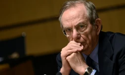 Le ministre italien de l'Economie et des Finances, Pier Carlo Padoan, le 16 juin 2016 à Luxembourg