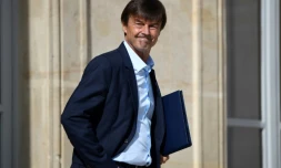 Nicolas Hulot, le ministre de la Transition écologique, le 5 juillet 2017 à l'Elysée