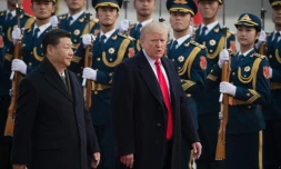 Donald Trump et Xi Jinping le 7 novembre 2017 à Pékin