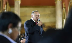 Diosdado Cabello, membre de la nouvelle Assemblée constituante vénézuélienne controversée, le 4 août 2017 à Caracas
