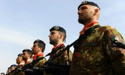 Des soldats italiens à Herat, en Afghanistan, le 18 février 2014