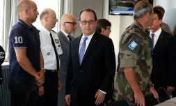 François Hollande le 15 juillet 2016 à Nice