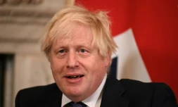 Le Premier ministre britannique Boris Johnson, à Londres le 16 novembre 2021