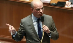Le minsitre de l'Education nationale Jean-Michel Blanquer à l'Assemblée nationale, le 12 février 2019 à Paris