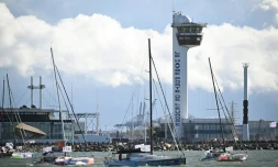 Le départ de la Transat Jacques-Vabre, le 29 octobre 2023 au Havre
