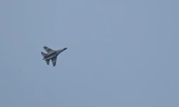 Un avion militaire chinois participe aux manoeuvres d'ampleur autour de Taïwan, le 6 août 2022