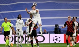 Le Real Madrid et Manchester City se sont neutralisés en demi-finale aller de C1 à Santiago Bernabeu, le 9 mai 2023