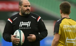L'entraîneur de Toulon, Patrice Collazo, avant le match de Top 14, le 20 février 2021 au stade du Hameau à Pau 