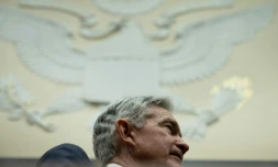 Le président de la Fed Jerome Powell, lors d'une audition à la Chambre des représentants à Washington le 23 juin 2022