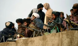 Des combattants talibans dans la province de Farah, en Afghanistan, le 3 novembre 2015