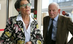 Viviane et Pierre Lambert, les parents de Vincent Lambert, Ă cour d'appel de Reims le 9 juin 2016