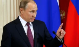 Le président russe Vladimir Poutine à Moscou, le 17 janvier 2017