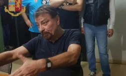 Photo fournie par la police bolivienne le 13 janvier 2019 de l'ex-activiste d'extrême gauche italien Cesare Battisti 