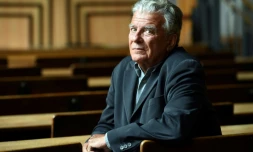 Le politologue Olivier Duhamel, le 19 mai 2016 Ă Paris