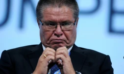 Le ministre russe de l'Economie Alexeï Oulioukaïev, le 24 mai 2014 à Saint-Petersbourg