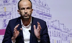 Le coordinateur de La France insoumise, Manuel Bompard, le 30 janvier 2026 à Paris