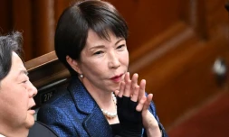 La Première ministre japonaise Sanae Takaichi, le 18 février 2026 à Tokyo